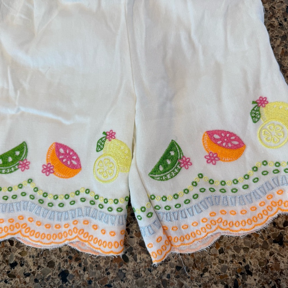 Rare Editions Fruit Two Piece Romper - Picture 4 of 8